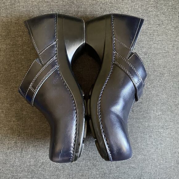 Dansko Professional Clog Shoes Leather Slip-On blue Womens Sz 41 - Picture 3 of 14